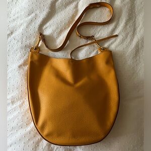 Celine Golden Yellow Leather Bag